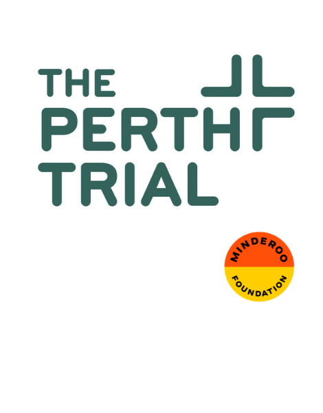 The PERTH Trial and Minderoo logo
